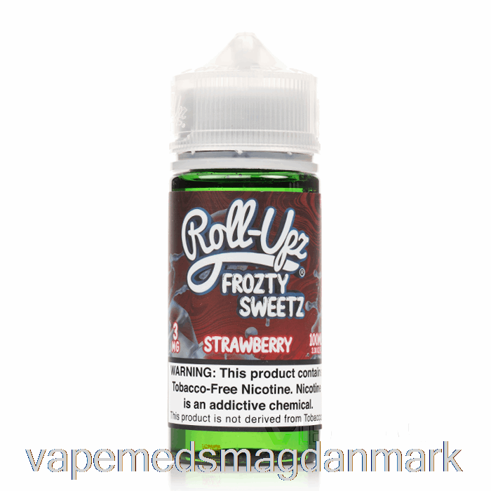 Vape Med Smag Strawberry Ice - Juice Roll-upz - 100ml 0mg